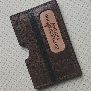 Handmade leather wallet